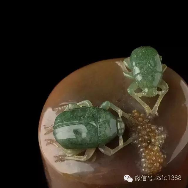 高清玉雕甲虫