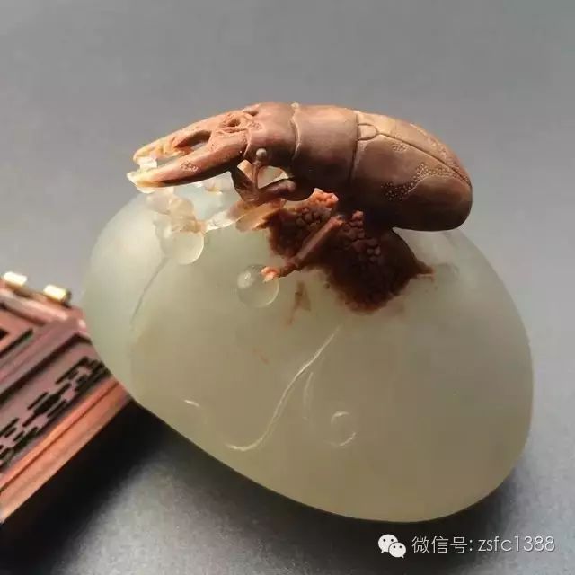 高清玉雕甲虫