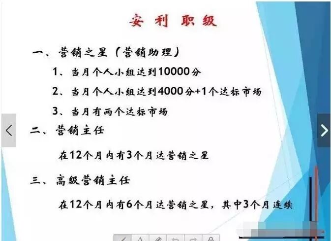 安利最新奖金制度